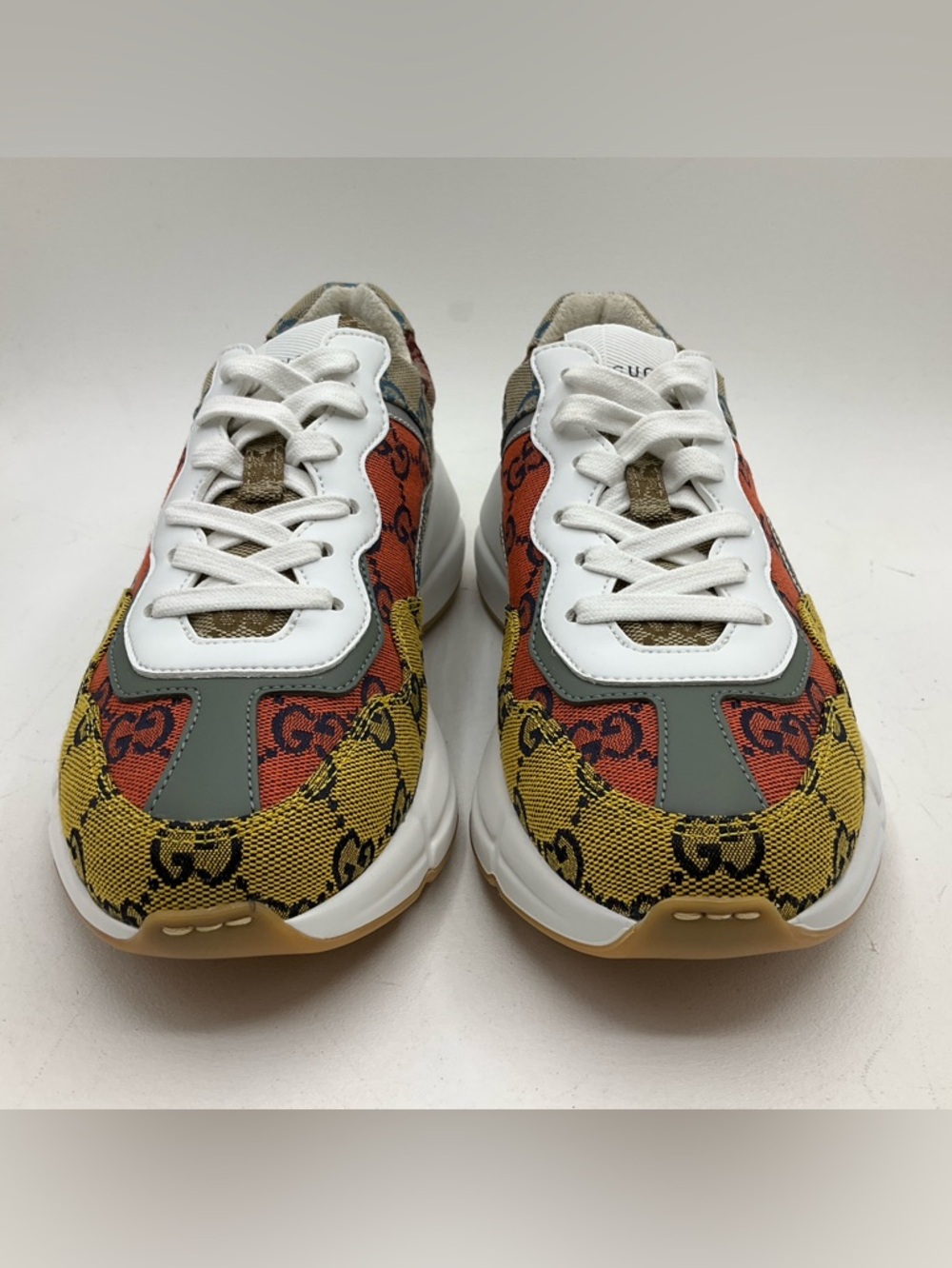 Gucci Rhyton GG Monogram Canvas Sneaker Shoes Size 36+ (US 6.5) - Picture 4 of 16